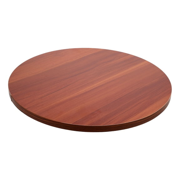 OUNONA Round Dining Table Brown, Replacement for Office or Home, 1 Piece