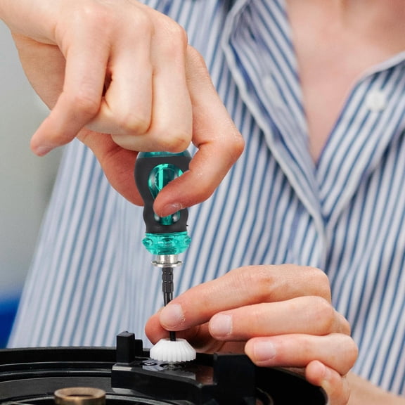 OUNONA Ratchet Screwdriver Plastic 1Set For Small Spaces