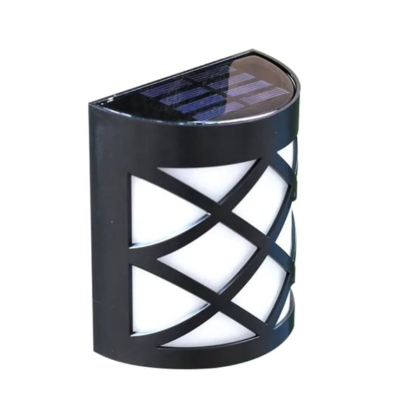 OUNONA Wall Mounted Solar Lights Black Outdoor Motion or with High Brightness LED