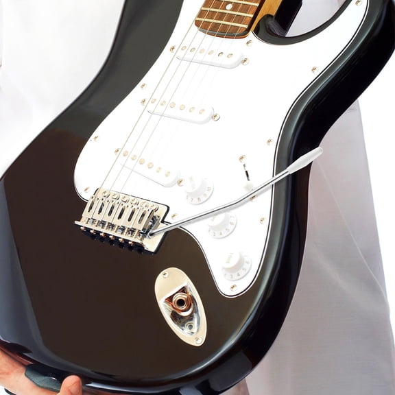OUNONA Electric Guitar Tremolo Bar Whammy Bar Single Plated Silver Iron with Tip High Gloss