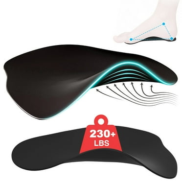 OUOKK Plantar Fasciitis Relief High Arch Support Inserts Women Men,Thin Shoe Inserts Orthotics Insoles for Flat Feet,High Arches,Foot Pain Relief Heavy Duty Support