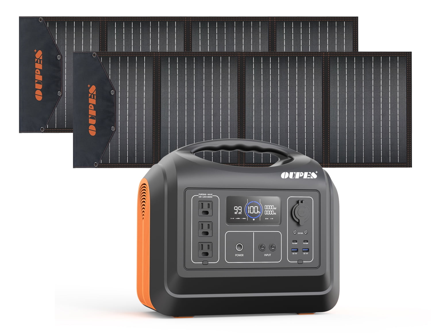 OUPES 2400W Portable Power Station, 2232Wh Solar Nepal