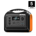 thumbnail image 1 of OUPES 1800 Portable Power Station,1488Wh LiFePO4 Battery,1800W AC Output, Fast Charge, Solar Generator for Camping,Emergency, RV, Off-Grid Living, 1 of 9