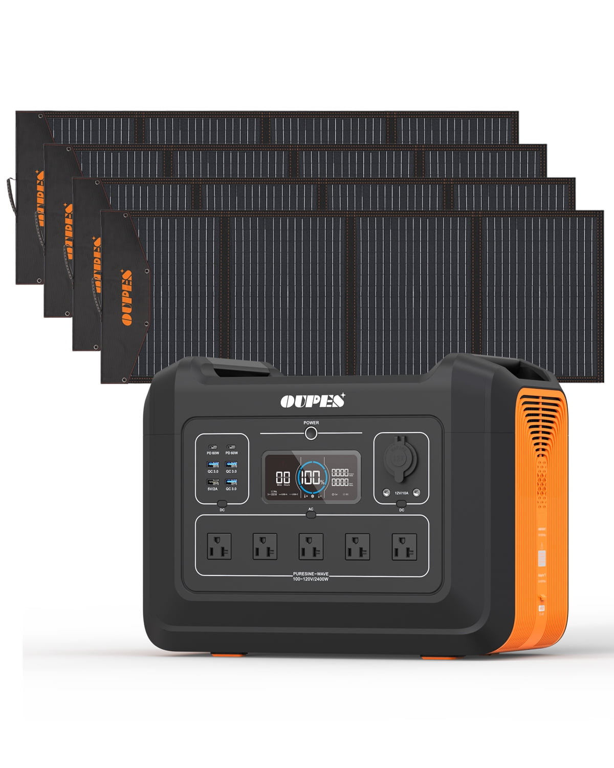 ALLPOWERS S1500 1092Wh 1500W Portable Power Station, MPPT Solar Generator  Backup Battery with 4 AC Outlets Power Supply for Camping RVs Travel CAPA