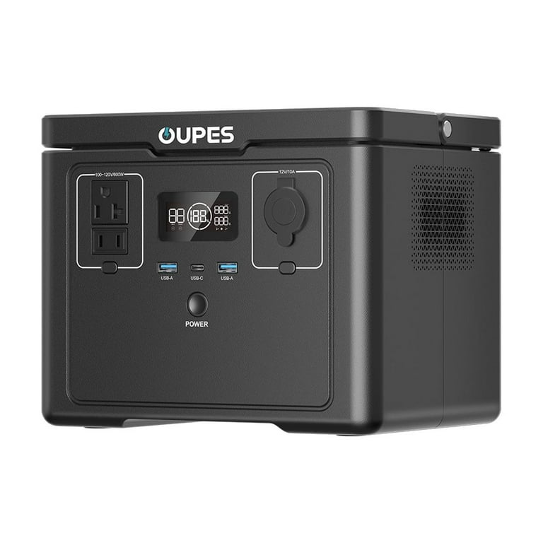 OUPES Exodus 600 Plus Power Station, 600W 512Wh LiFePO4 Solar
