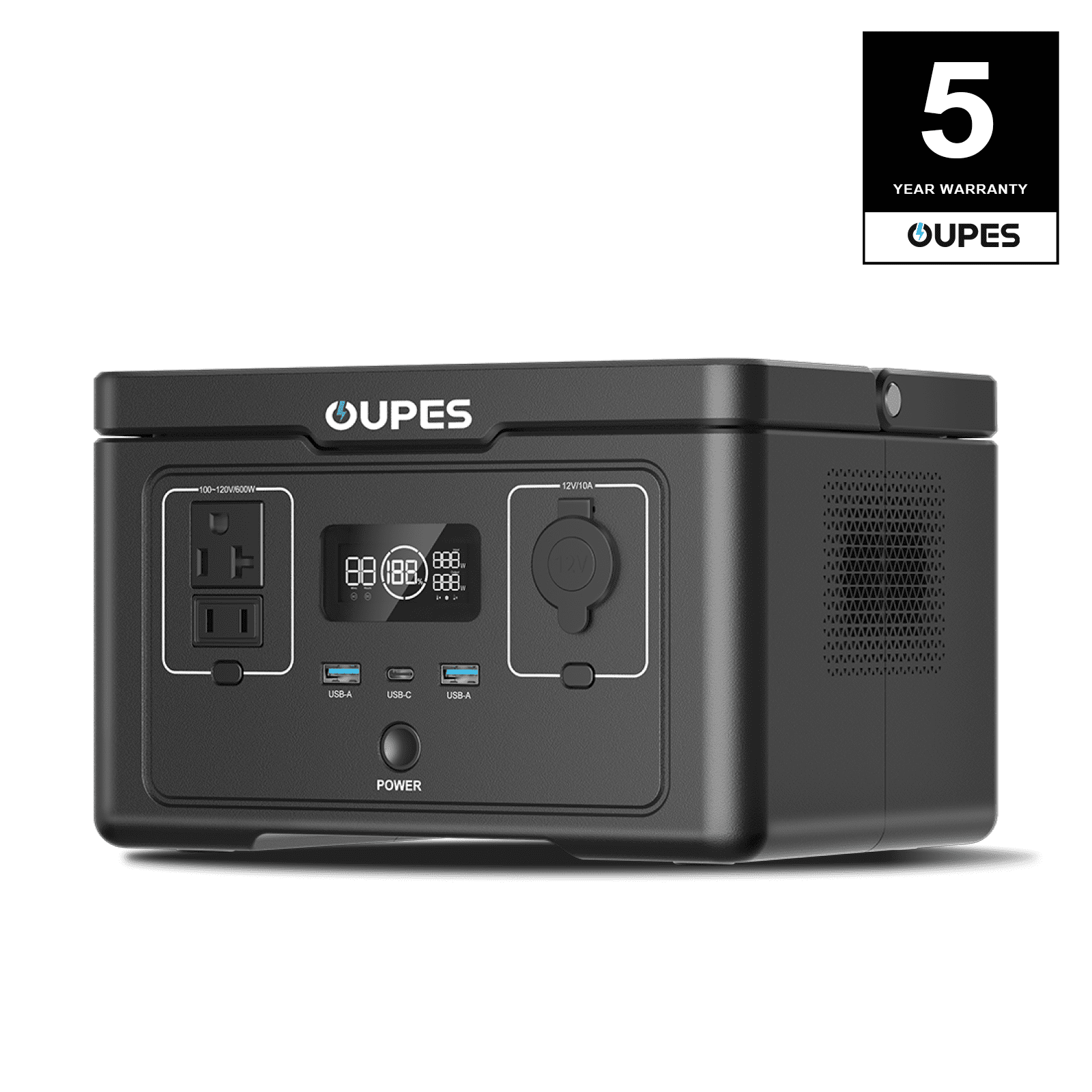 OUPES Portable Power Station Exodus 600 256Wh 600W Pure Sine Wave