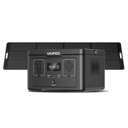 OUPES 600W 256Wh Portable Power Station Exodus 600 with 240W Solar Panel,Solar Generator for Outdoor Camping,Home Backup,Emergency,RV