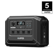 OUPES Mega 1 Lite Portable Power Station, 1800W(4500W Surge) 1024Wh LiFePO4 Battery, 140W USB-C Output, 46Min Fast Charge, 20ms UPS, Solar Generator for Camping