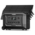 thumbnail image 1 of OUPES Mega 5 4000w 5040Wh Power Station Solar Generator+4x240W Solar Panel, Home Backup, Outdoor, 1 of 13