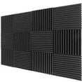 thumbnail image 1 of OUSGAR 12/24/36/48/96 Pack Studio Acoustic Foams Panels Sound Dampening Noise Sound Insulation Foam Wedges, 1 of 9