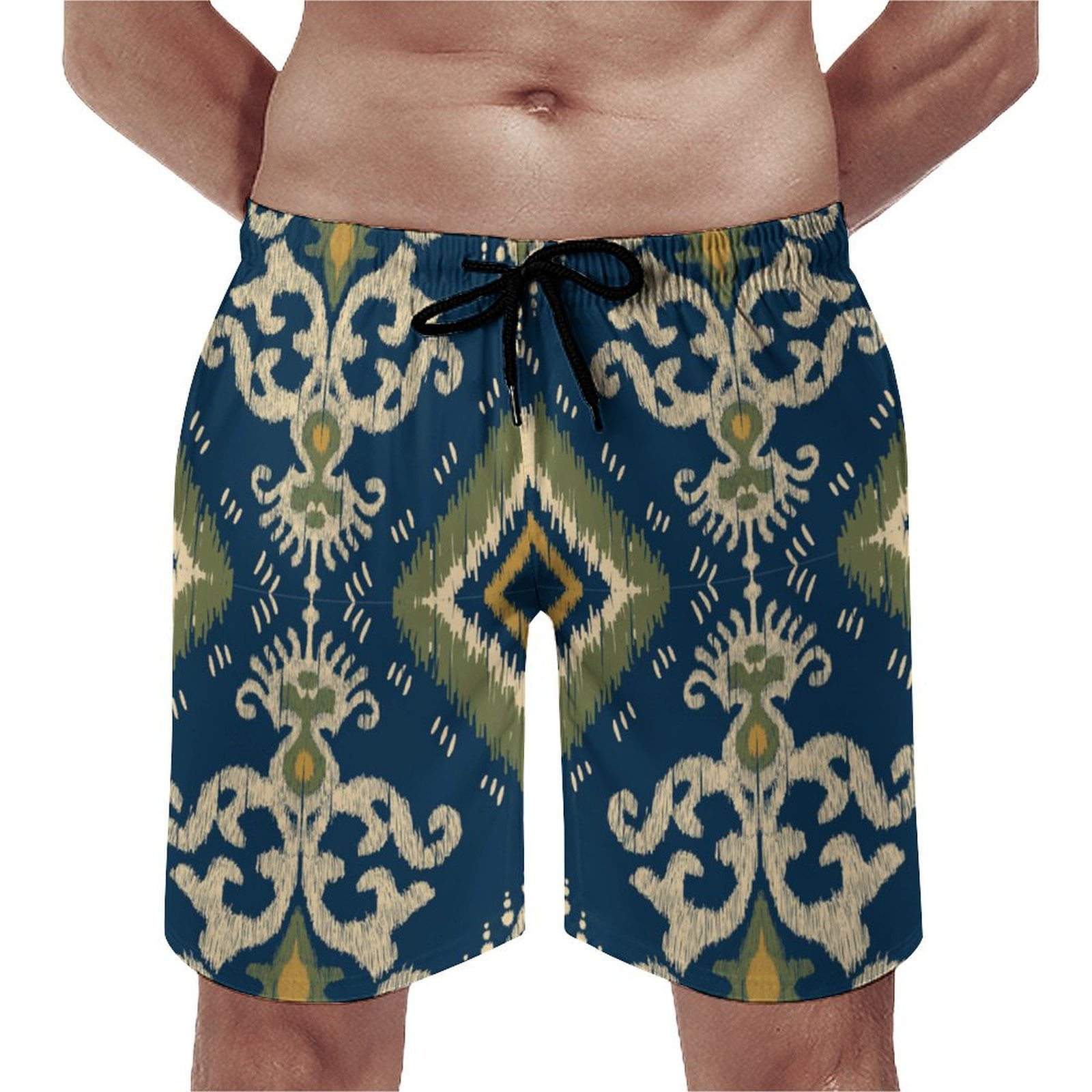 OUSIMEN Men's Board Shorts Quick Dry Men's Novelty Swimwear with Mesh