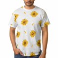 thumbnail image 1 of OUSIMEN Men's short-sleeved printed T-shirt, 1 of 7