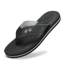 OUSIMEN Mens Flip Flops Comfortable Thong Sandals Lightweight Summer Beach Outdoor Sandal