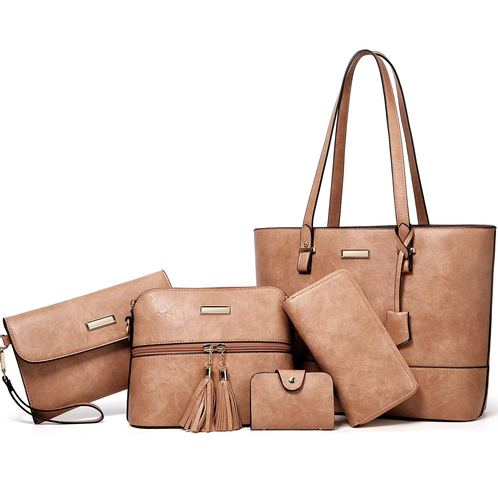 OUSIMEN Purses and Handbags for Womens Satchel Shoulder Tote Bags Wallets