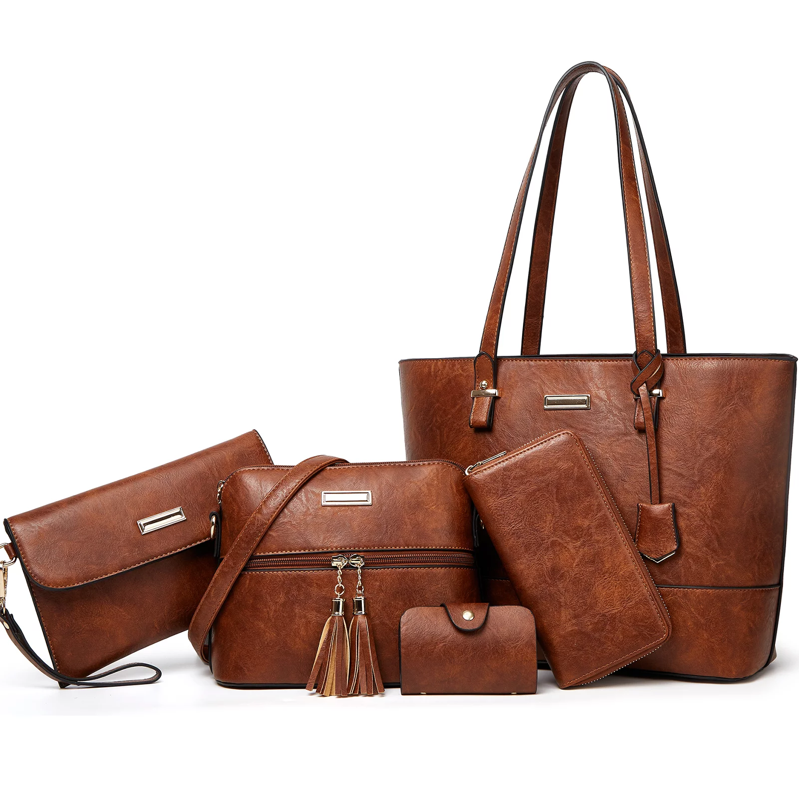 OUSIMEN Purses and Handbags for Womens Satchel Shoulder Tote Bags Wallets