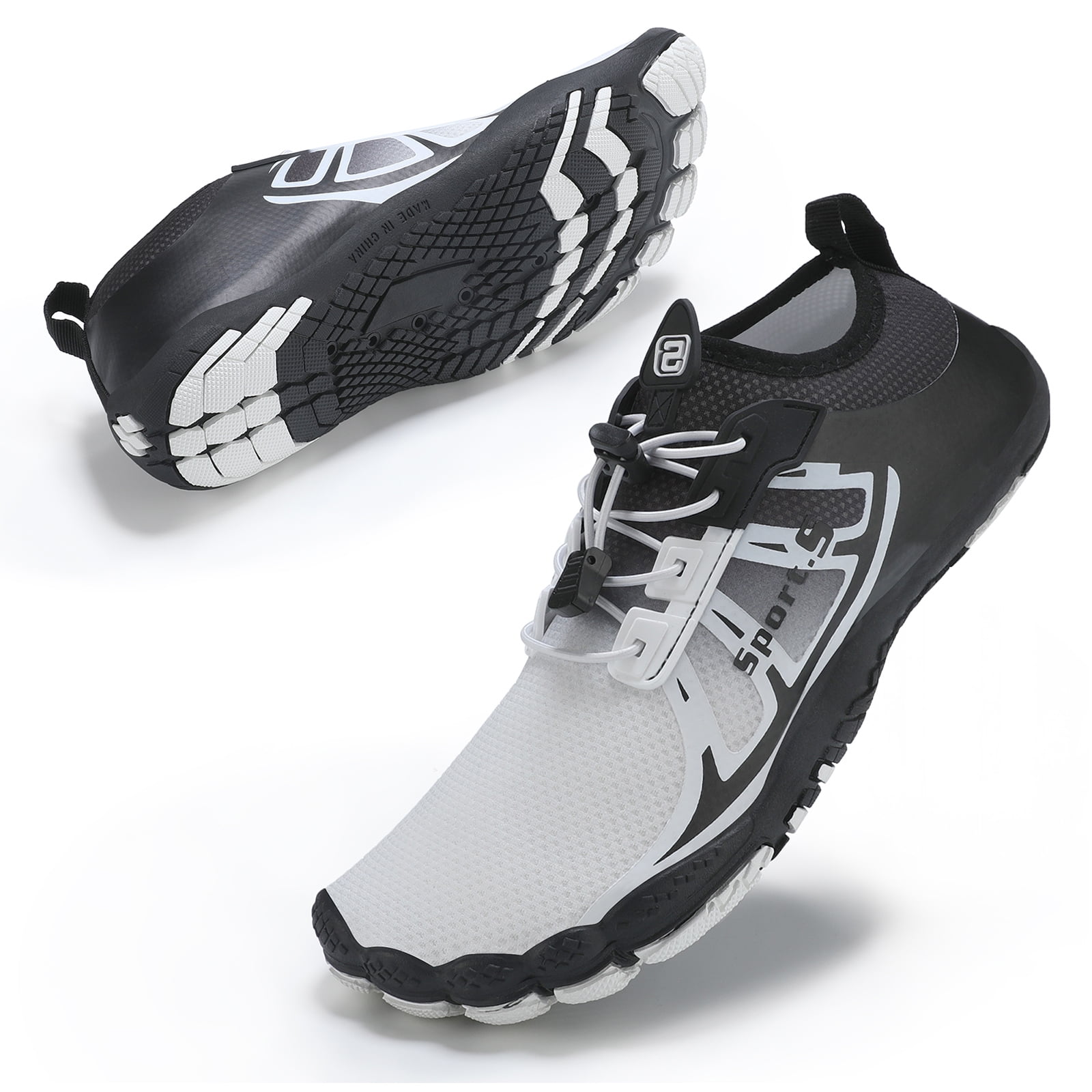 OUSIMEN Water Shoes Womens Mens Quick-Dry Non-Slip Soft Barefoot Swimming Shoes Aqua Sports Outdoor Beach Surfing Diving Hiking Yoga Shoes