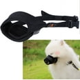 thumbnail image 1 of OUSITAI Dog Muzzle Anti Biting Barking and Chewing, with Comfortable Mesh Soft Fabric and Adjustable Strap, Suitable for Small, Medium and Large Dogs Black, 1 of 8