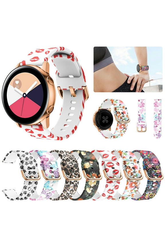 For Samsung Galaxy Watch Active Replacement Soft Silicone Sport Wrist Band Straps