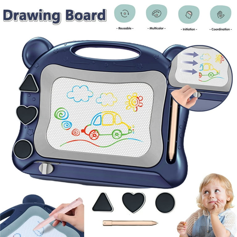 Magnetic Drawing Board Toy for Kids, Large Doodle Board Writing Painting  Sketch Pad 