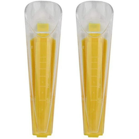 OUSITAI Measuring Spoon 2 in 1 Multifunction Dry Yeast Measuring Cup for Measure Dry or Wet Ingredients in Baking-2PCS