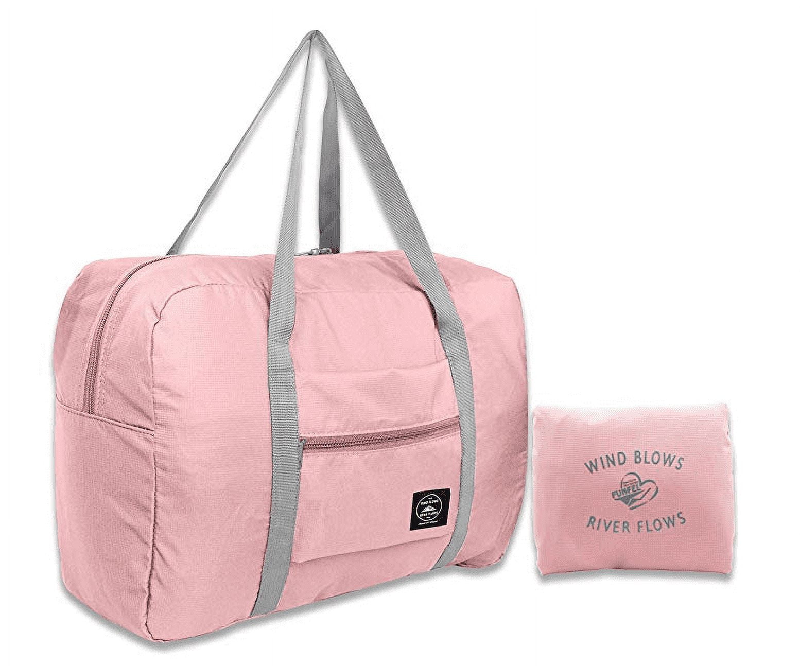 OUSITAI US Foldable Travel Duffel Bag Tote Carry on Luggage Lightweight Nylon Sport for Women Girls