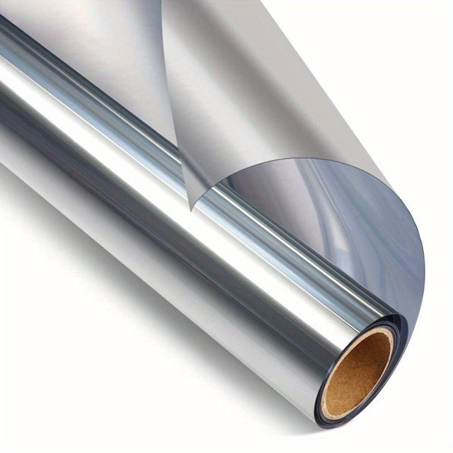 OUSITAID 19.6in x 118in One Way Mirror Window Film Privacy Sun