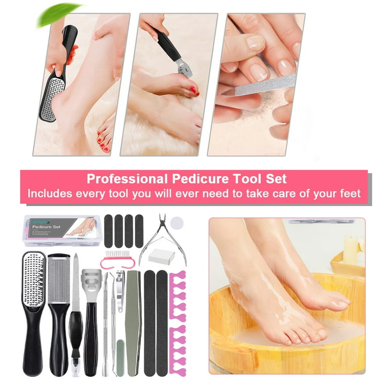 OUSITAID 20 in 1 Professional Pedicure Tools Set, Foot Care