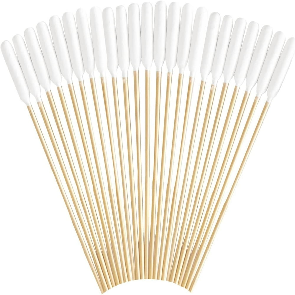 OUSITAID 6 Inch Long Cotton Swabs for Dogs ，Cat，Small Pet Ears Cleaning
