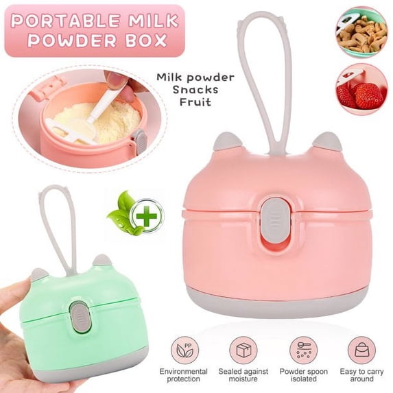 OUSITAID Baby Formula Dispenser Portable Milk Powder Dispenser Snack Storage Container for Travel Bedroom Outdoor