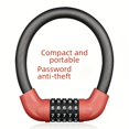 OUSITAID Bicycle Lock With Fivedigit Password For Antitheft Electric