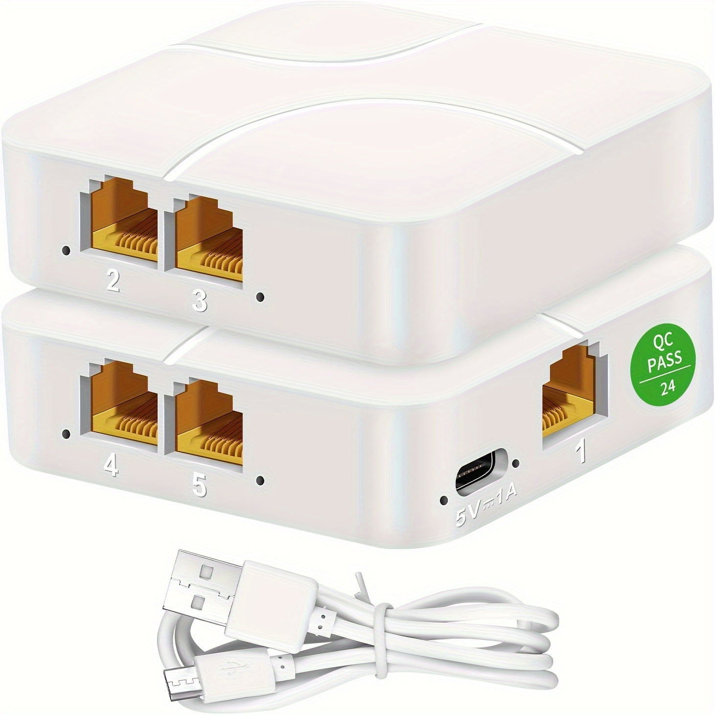 OUSITAID Splitter 1 To 4 1000Mbps High Speed Splitter
