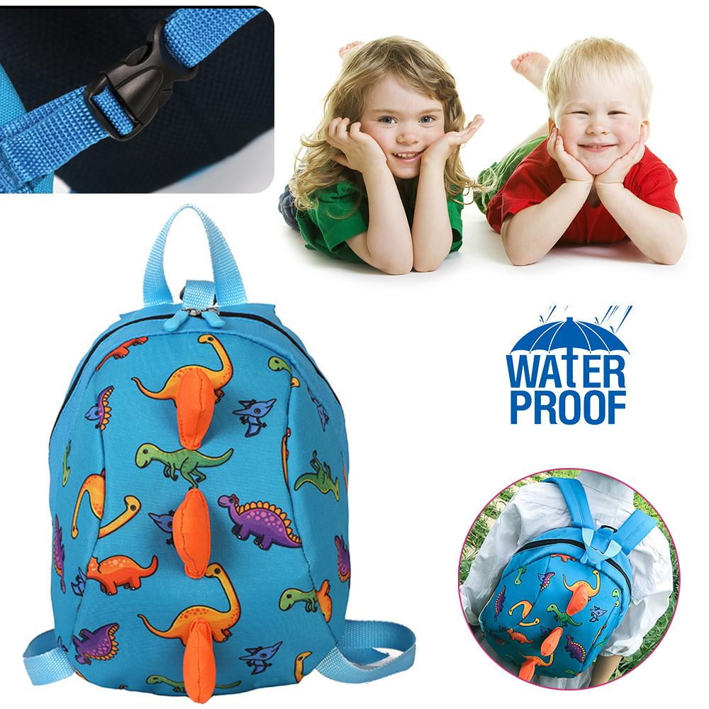 OUSITAID Kids Backpack 10 Waterproof Nursery Bag Toddler School Bag Dinosaur Shape Kids Backpack for Nursery Preschool School Blue Walmart