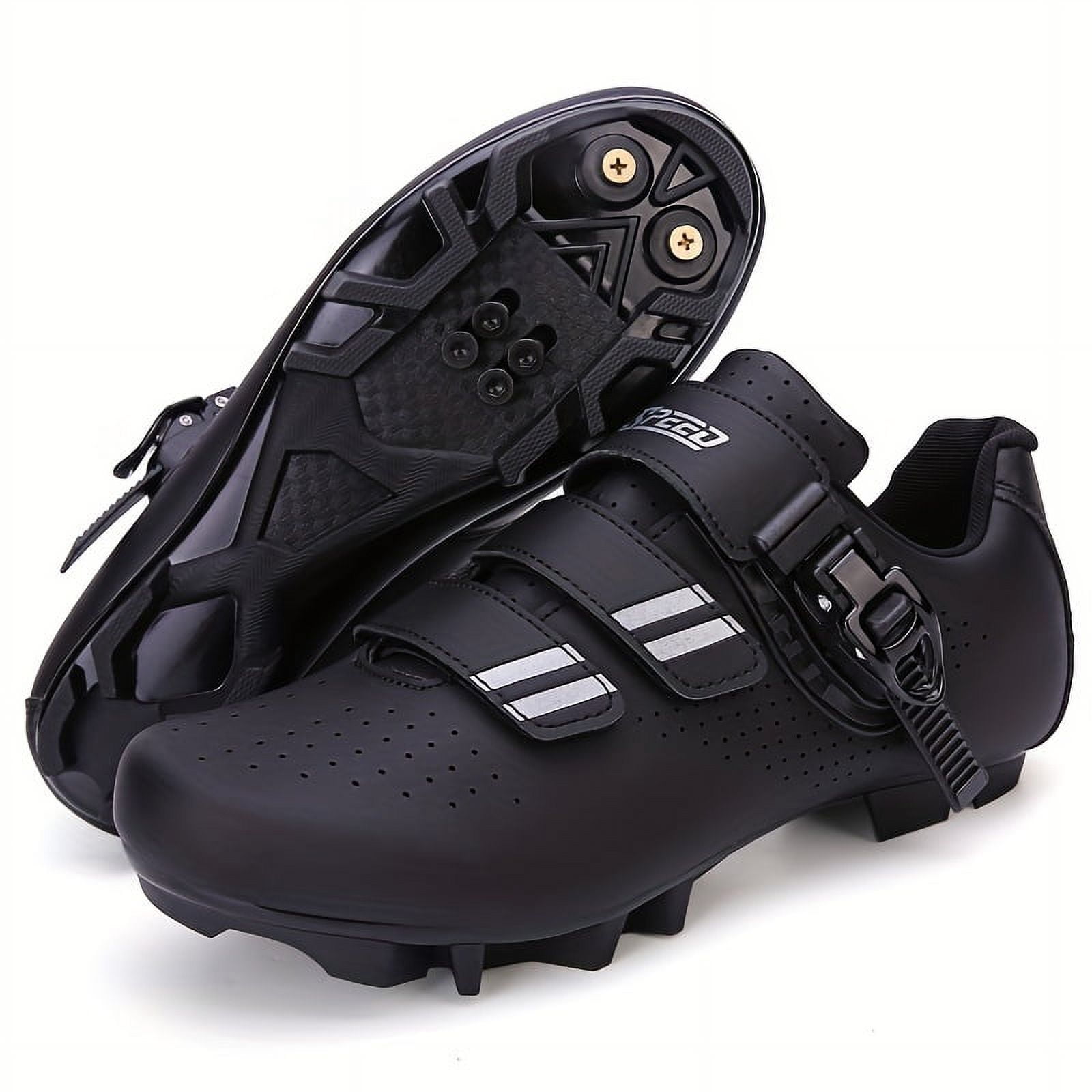 OUSITAID Mens Lightweight Cycling Shoes Advanced SPD Compatibility