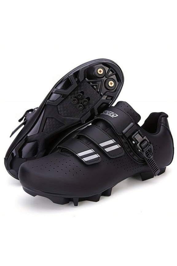 Mens Lightweight Cycling Shoes - Advanced SPD Compatibility  Ventilated Design for Mountain Bike Racing & Outdoor Adventures - Durable  High-Performance