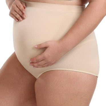 OUSITAID Multi-pack fall and winter new seamless comfortable maternity panties high-waisted belly support maternity panties breathable pregnancy special large size panties