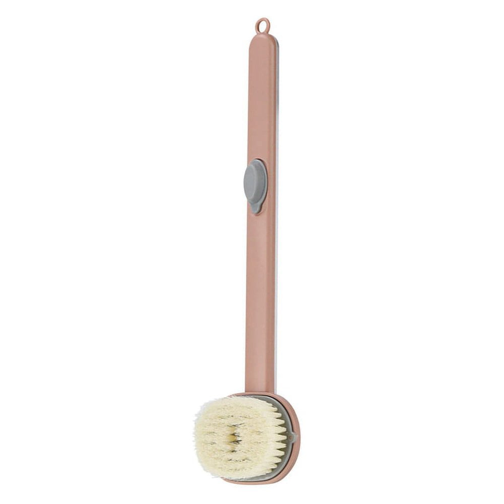 OUSITAID Scrub Bath Brush Exfoliating Bath Shower Brush With Soap Dispenser Long Handle Rub