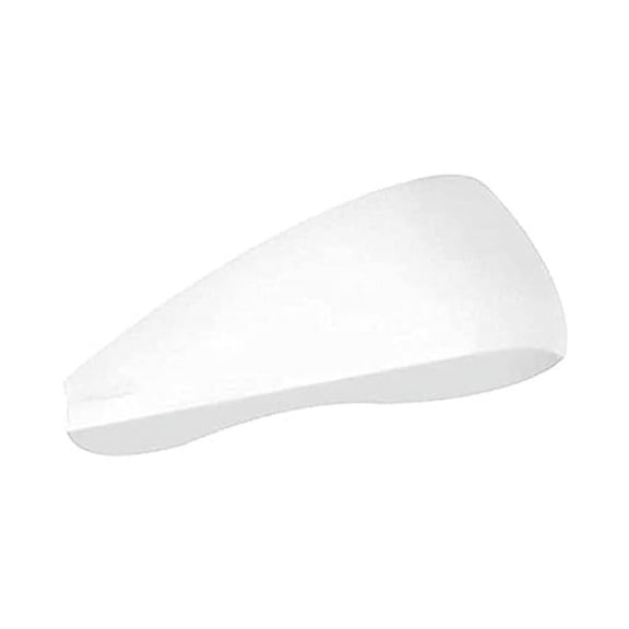 OUSITAID Stretchy Moisture Wicking Unisex Hairband Mens Headband, Mens Sweatband & Sports Headband for Running, Cycling, Yoga, Basketball White