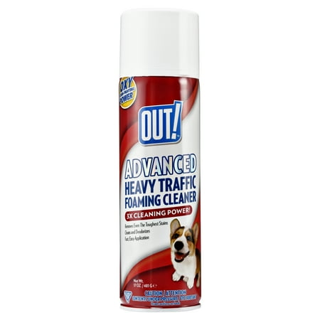 OUT! Advanced Heavy Traffic Pet Deodorizing Foaming Cleaner -17oz