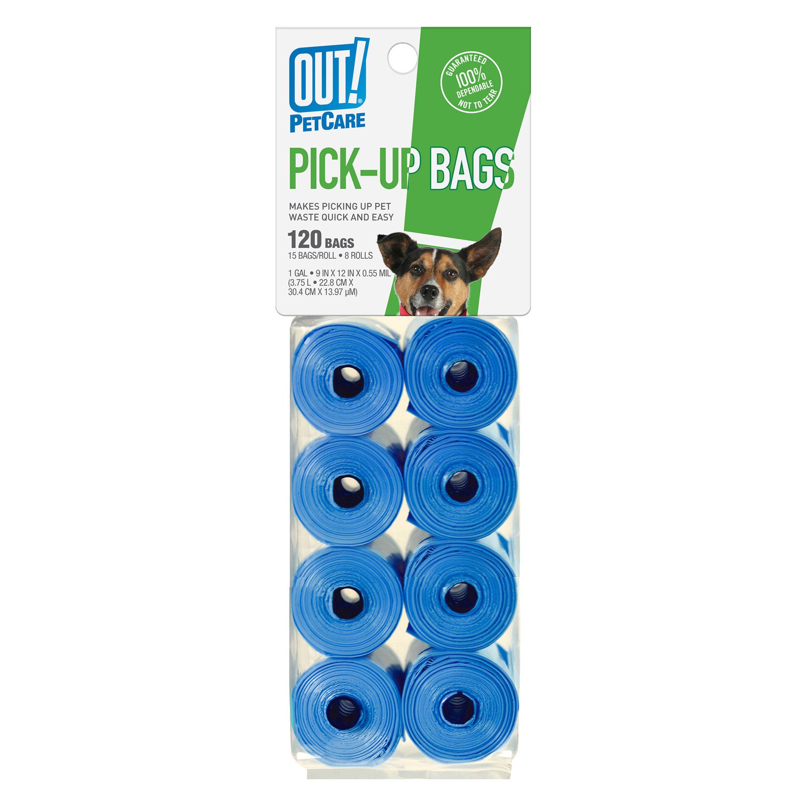 OUT! Blue Pick-up Bags Refill - 120ct. - image 1 of 2