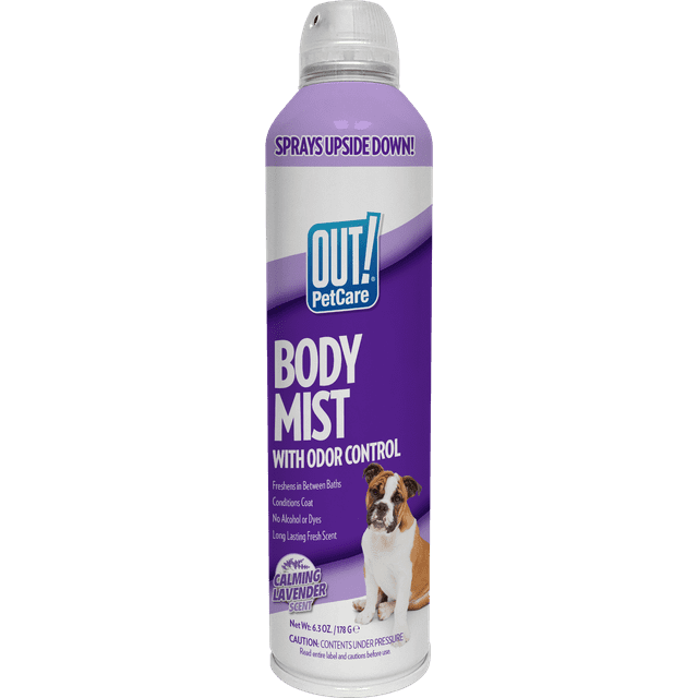 OUT! Lavender Scented Dog Cologne Body Mist 6.3oz.