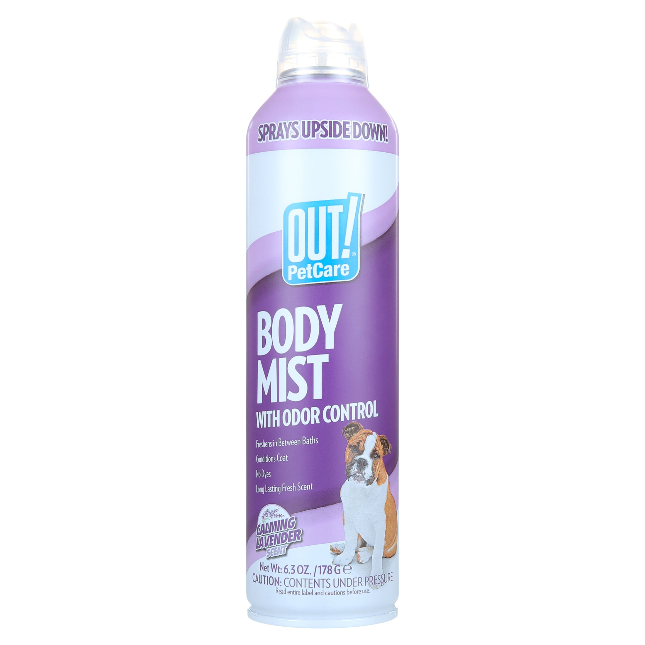 OUT! Petcare Body Mist for Dogs- Lavender 6.3oz - Walmart.com