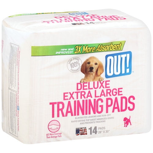 OUT XL Deluxe Training Pads14 count