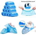 thumbnail image 1 of OUTAD 100 Disposable Anti Slip Boot Shoe Covers Overshoes Protective Waterproof, 1 of 12