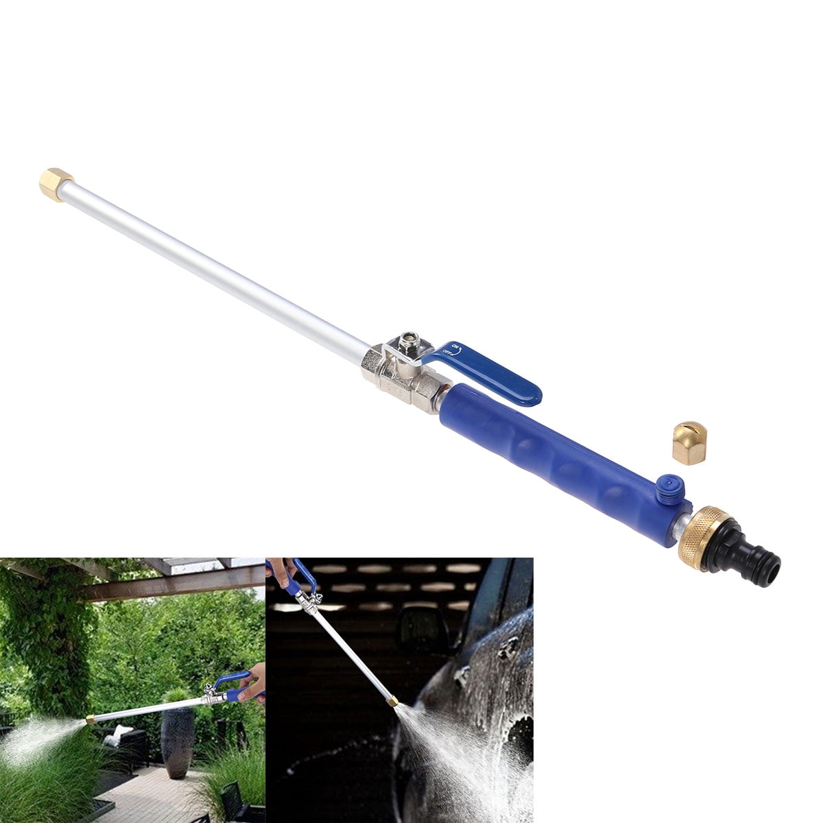OUTAD High Pressure Power Washer Wand,Jet Nozzle for Garden Hose,Car Pressure Washer Wand
