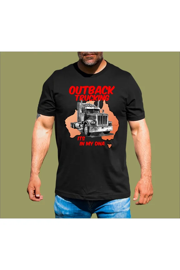 OUTBACK TRUCKING IN MY DNA T-SHIRT