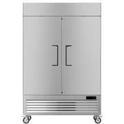 OUTBID 54" 49 Cu.Ft. 2 Door Stainless Steel Commercial Refrigerator and Deep Freezer WX-49RF