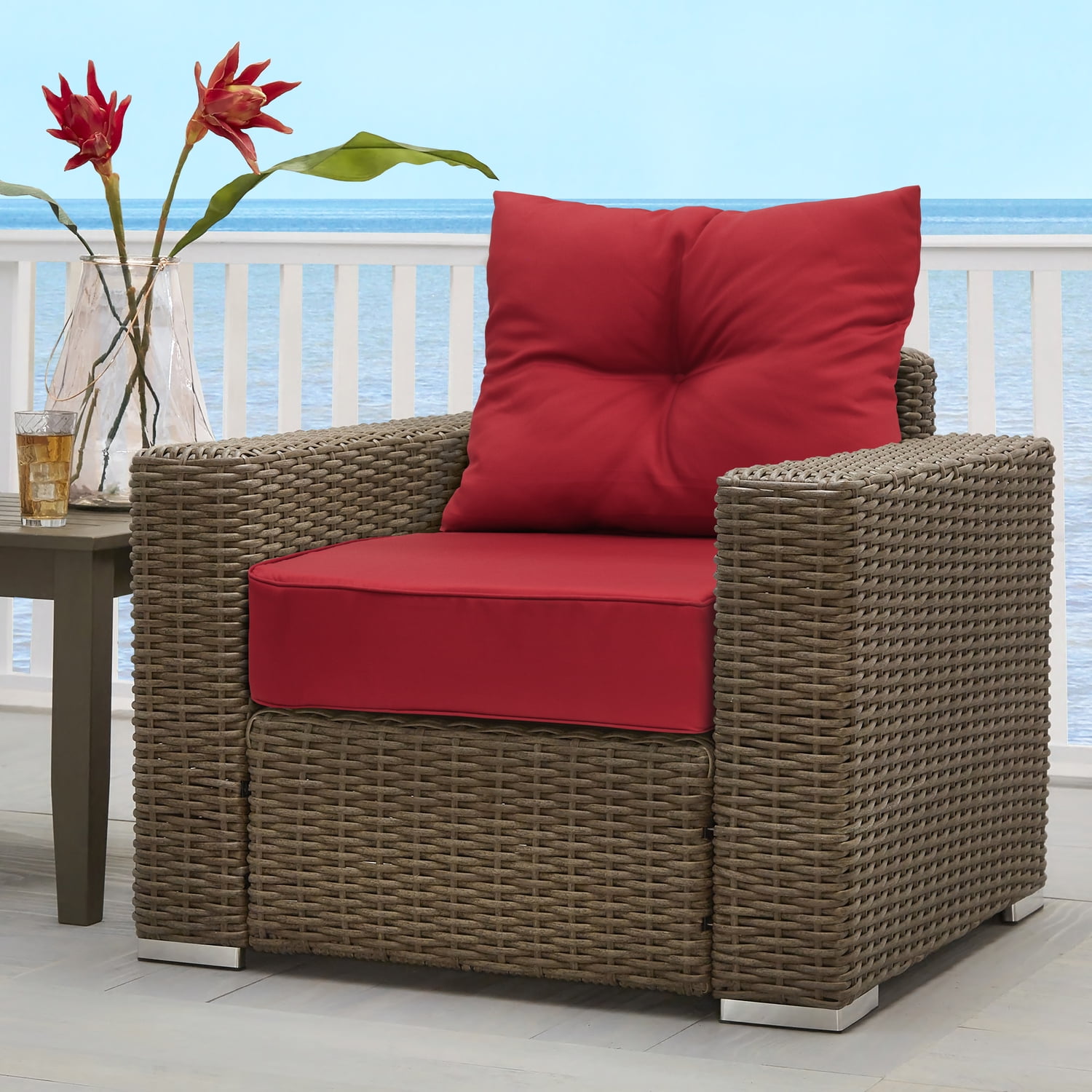 24 X 24 Outdoor Seat Pads in Outdoor Seat Pads Walmart