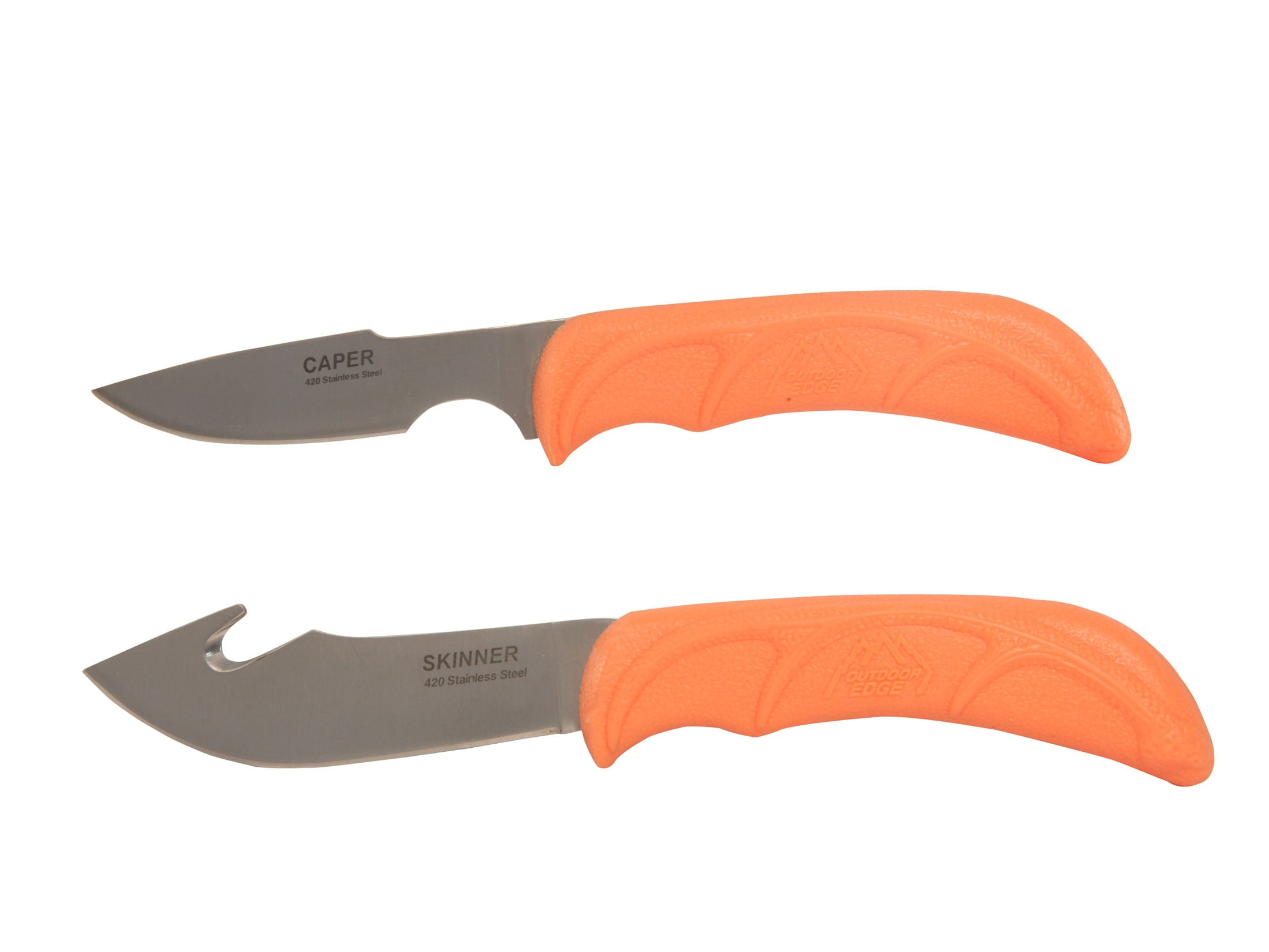 Outdoor Edge WildPair™ Caping and Gut Hook Knife Set with Sheath