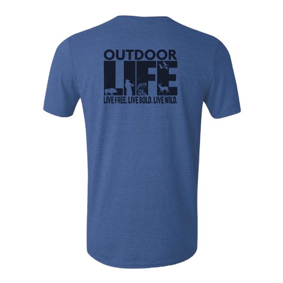 Wildlife Outfitters Men's ' Outdoor Life' Hunting & Fishing Sportsman T-Shirt