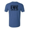 thumbnail image 1 of Wildlife Outfitters Men's ' Outdoor Life' Hunting & Fishing Sportsman T-Shirt, 1 of 2